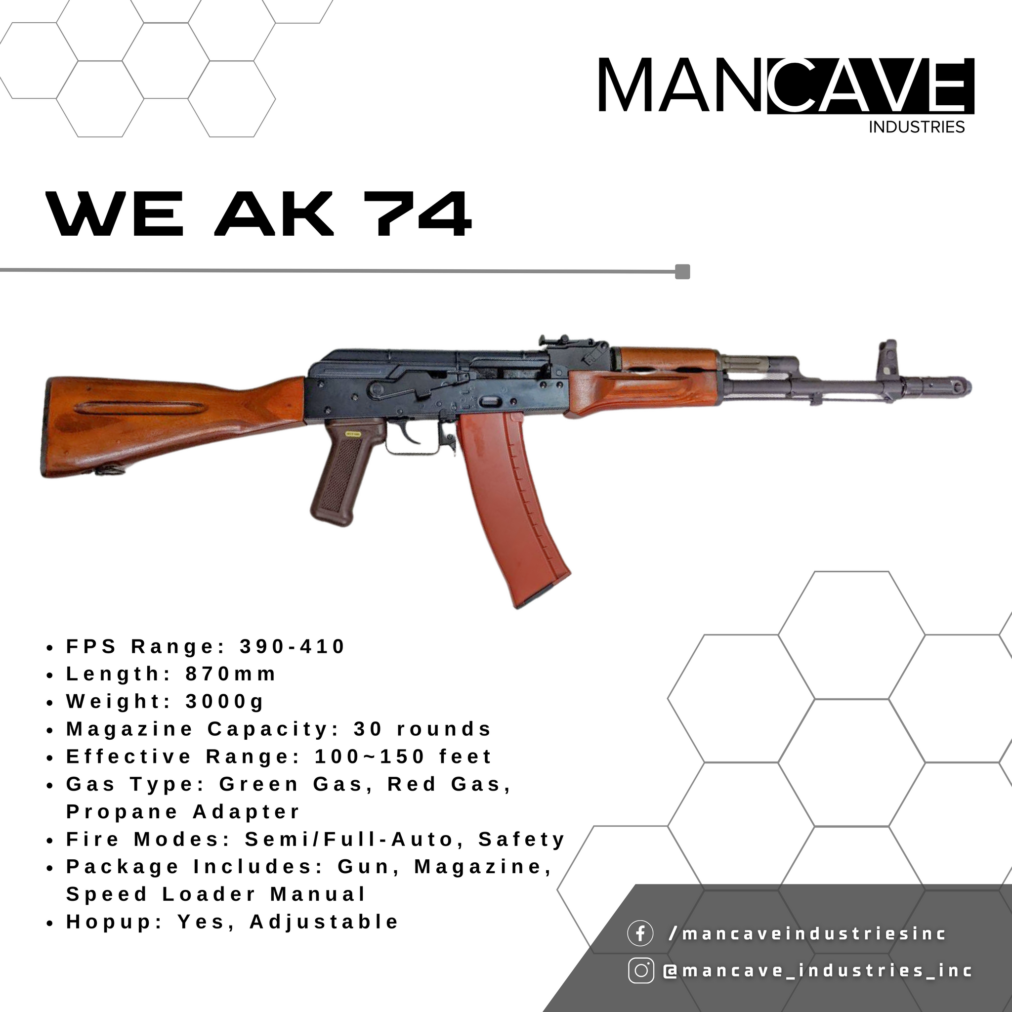 WE Tech AK 74 – Mancaveindustries