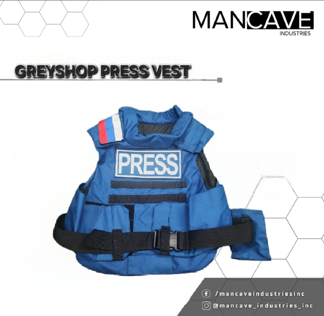 Grey Shop Press Vest